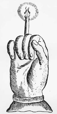 "The Hand of Glory" from Albertus Parvus Grimoire. (FORTEAN PICTURE LIBRARY)