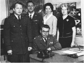 Staff of Project Blue Book. (FORTEAN  PICTURE LIBRARY)