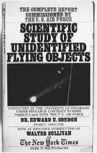 The cover of the US paperback edition of "The Condon Report." (FORTEAN PICTURE LIBRARY)