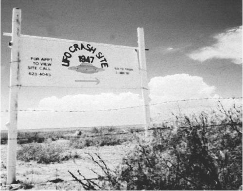 Site of the Roswell, New Mexico UFO crash. (ARCHIVE PHOTOS, INC.)